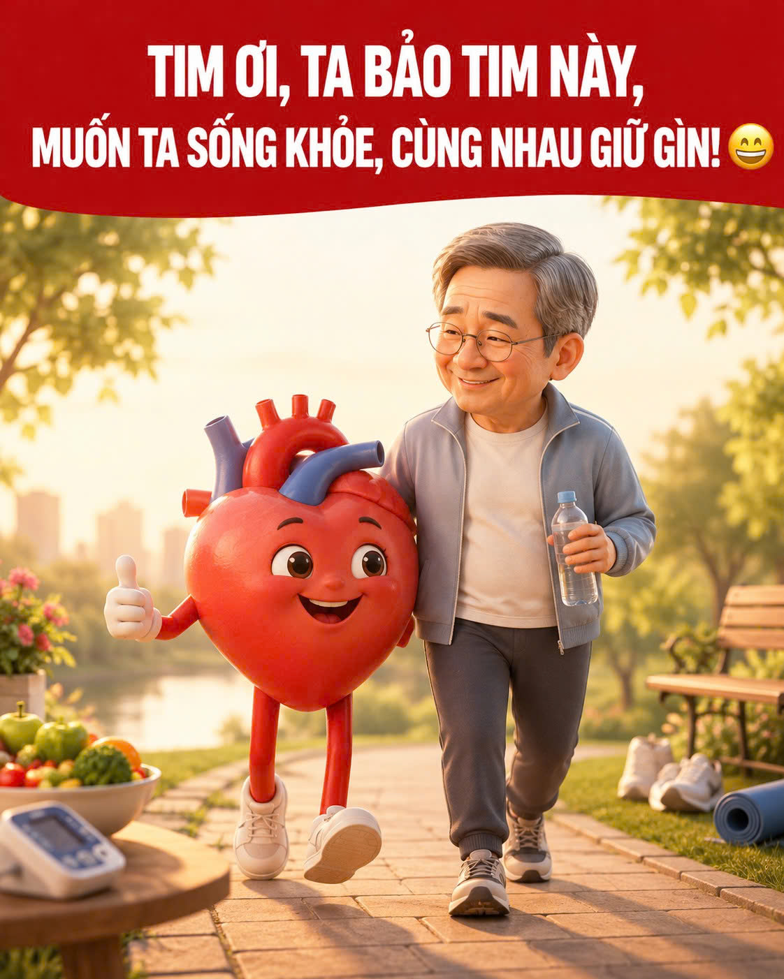 Tim ơi, ta bảo tim này: 6 việc nhỏ giúp giữ trái tim khỏe hơn mỗi ngày